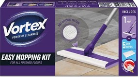 Kezdőkészlet, felmosó, száraz utántöltővel, VORTEX (KHT1544)