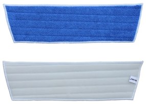 Economy tépőzáras felmosó, 45 cm - mikroszálas, kék