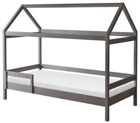 Gyerek emeletes ágy 90 cm Nortena (szürke) (ágyráccsal)  (tárolóhellyel). 1116425
