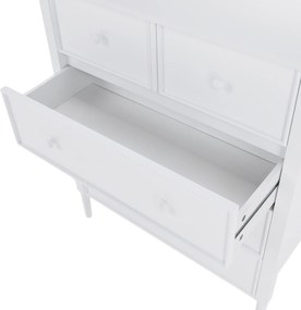 Komód, fehér, TEANA