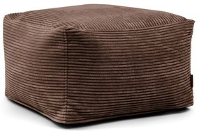 Sötétbarna kordbársony babzsákfotel Softbox MooG – SLOWDOWN