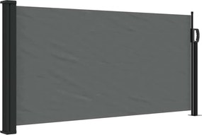 vidaXL antracitszürke behúzható oldalsó napellenző 100 x 300 cm