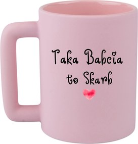 Bögre Rózsaszín Matt Leo Vicces Ajándék Ilyen Nagymama Kincs