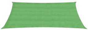 világoszöld HDPE napvitorla 160 g/m² 2,5 x 4,5 m