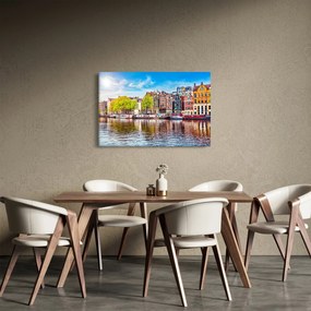 Kép - Táncoló házak, Amszterdam (90x60 cm)