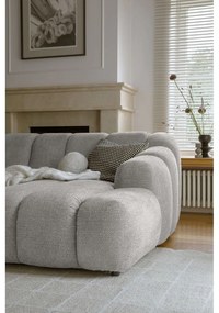 Világosszürke sarokkanapé (jobb oldali-heverő résszel) Shell – Miuform