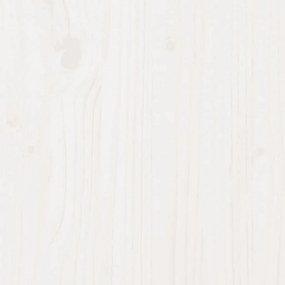 fehér tömör fenyőfa könyvespolcos ágy matrac nélkül 140x190 cm