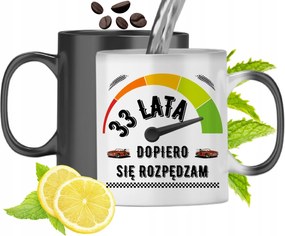 Mágikus Bögre Születésnapra 33CM Színváltós, fényképes nyomattal