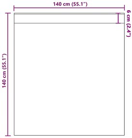2 db almazöld fátyolfüggönyök rúd zsebekkel 140x260 cm