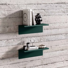 Fali polc JOANNE 400 mm, Modern: palackzöld