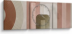 Kép - Minimalista illusztráció (órával) (90x30 cm)