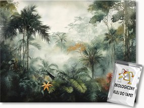 Fotótapéta Flizelina Trópusi Erdő Pálmafák Dzsungel Páfrányok 208x146 ragasztó