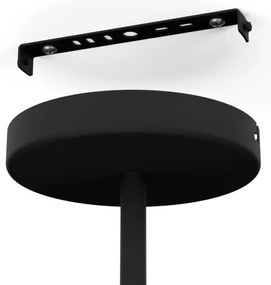 Eglo 390216 - Csillár zsinóron CHAMPERICO 1xE27/60W/230V 77 cm fekete