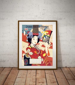 Régi Poszter Japán Travel Poster 1921r. 70x50cm