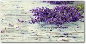 Fotótapéta falra edzett üveg Levendula 140x70