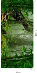 PIPPER. Öntapadós textiltapéta "Titokzatos dzsungel"