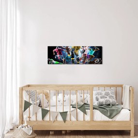 Kép - sport (órával) (90x30 cm)