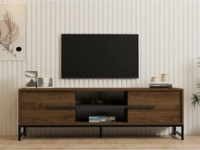 Mono Walnut and Black TV-asztal