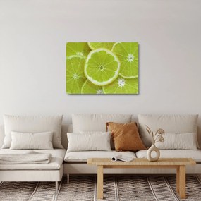 Kép - citrom szelet (üvegen) (70x50 cm)