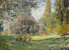 Reprodukció The Parc Monceau (1876), Claude Monet