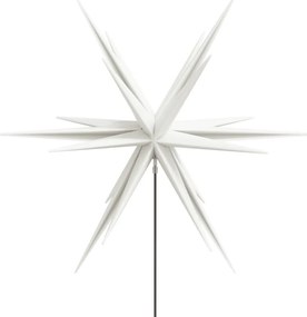 összecsukható tüskés fehér karácsonyi lámpa LED-del 57 cm