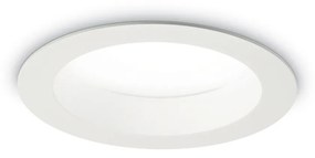 IDEAL LUX BASIC süllyesztett lámpa, 4000K természetes fehér, 1600 lm, 15W, beépített LED, 193410