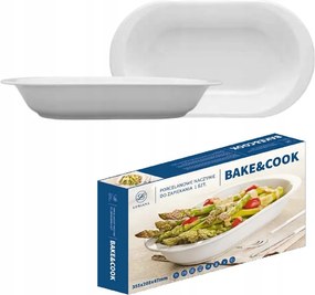 HĆĂĄllĂł porcelĂĄn edĂ©ny ovĂĄlis sĂŒtĂ©shez 23,5 cm Bake&Cook