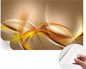 Öntapadós fali fotótapéta Hálószobába Lágy vonalak 416x254 cm