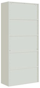 világosszürke acél irattartó szekrény 90x40x240 cm