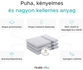 GREEK krém 2db fürdőlepedő 70x130 cm, 100% pamut