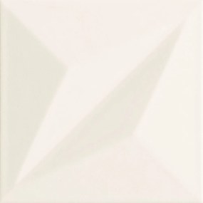 Tubadzin Colour white Struktura 1 14,8x14,8 Csempe