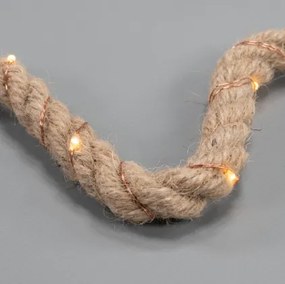 Karácsonyi dekoráció csillag 15 LED meleg fehér