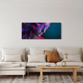 Csillogó nő képe (120x50 cm)