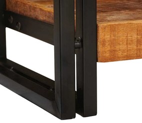 Konzolasztal Barna 90 x 33 x 75 cm Tömör nyers mangófa