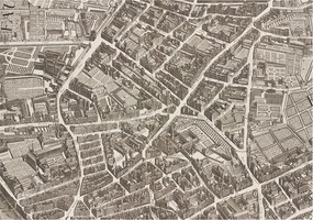 Flizelin tapéta Flizelin fali Prémium Városi labirintus 312x219