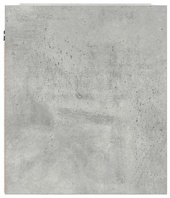 2 db betonszürke falra szerelhető éjjeliszekrény 38x34x40 cm