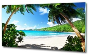 Üvegfotó Seychelles strand osh-61515092
