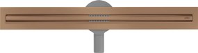 Mexen Flat 360° Slim zuhanyfolyóka 70 cm, matt réz, 1C41070