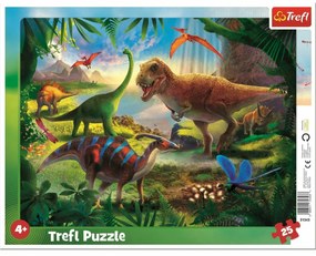 Trefl Puzzle Dinoszauruszok, 25 részes