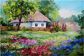 Kép - Vendégház (90x60 cm)