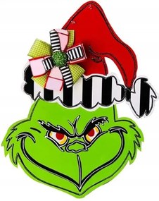 Grincs fából készült lógó dekoratív veranda dekoráció ajtó fal csíkok