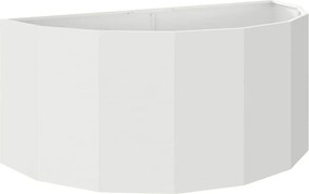vidaXL Növénytartó Fehér 120 x 60 x 50 cm Acél