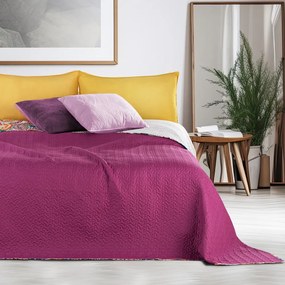 Bibi kétoldalas fukszialila mikroszálas ágytakaró, 170 x 270 cm - DecoKing