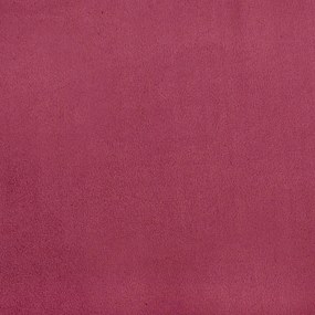 vidaXL 2 személyes bordó bársony kanapé díszpárnákkal 120 cm
