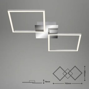 Briloner 3192-018 - LED Mennyezeti lámpa FRAMES 2xLED/16W/230V