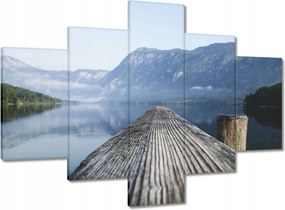 Vászonkép 100x70 Horgászhíd