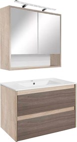 Porto 80 komplett sonoma tölgy-rauna szil