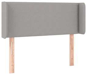 világosszürke szövet fejtámla 103x16x78/88 cm