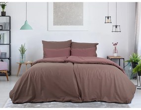 B.E.S. Petrovice Pamut ágynemű Double face barna/bordó