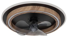 Globo Bozan 03655 távirányítós mennyezeti ventilátoros lámpa, 32W LED, 2700K-6500K, 120-1200 lm